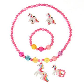 Ensemble Bijoux Licorne Pour Enfant