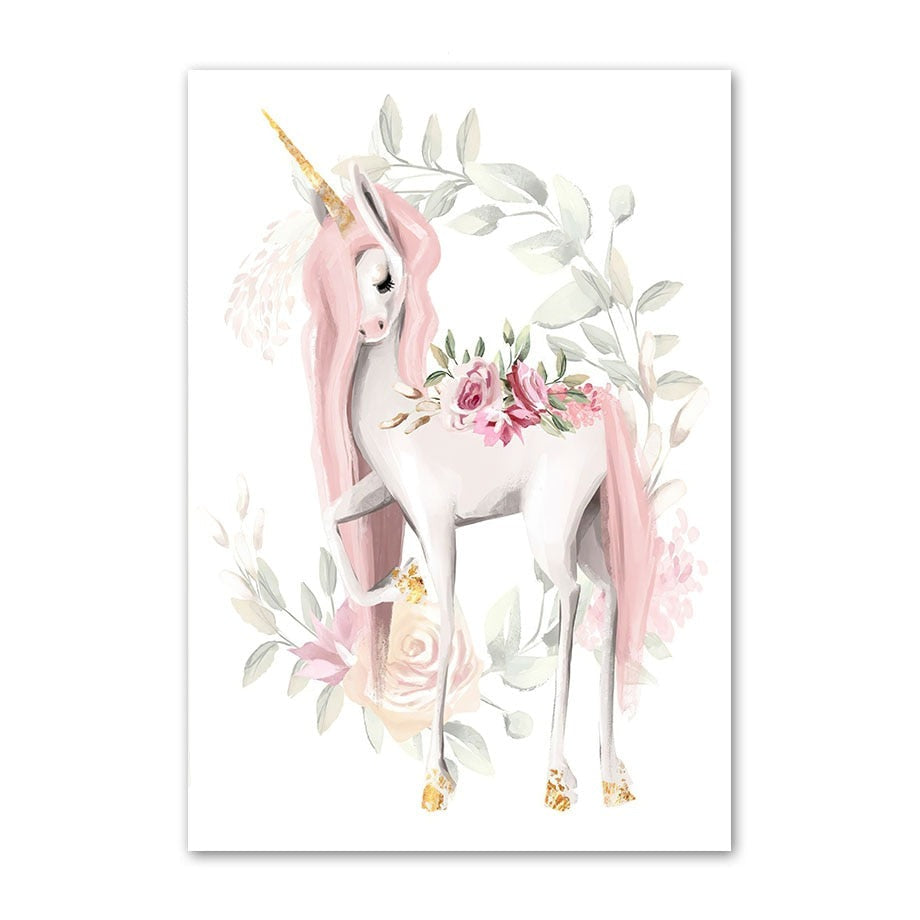 Licorne sur affiche