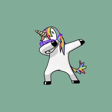 Dab Unicorn Sticker