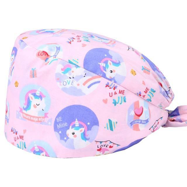 Bonnet Bandana Licorne Unisexe Rose - Une Licorne