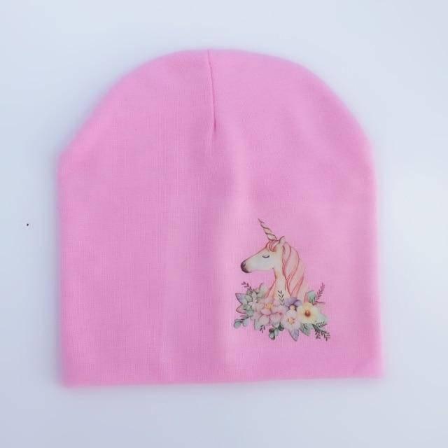 Bonnet Licorne Bébé Et Enfant Rose - Une Licorne