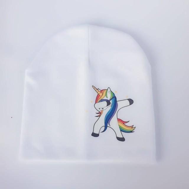 Bonnet Licorne Bébé Blanc - Une Licorne