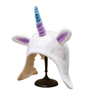 Bonnet Licorne Fait Main Pour Fille et Femme