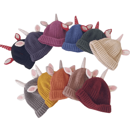 Bonnet Licorne Unisexe Pour Enfant - Une Licorne