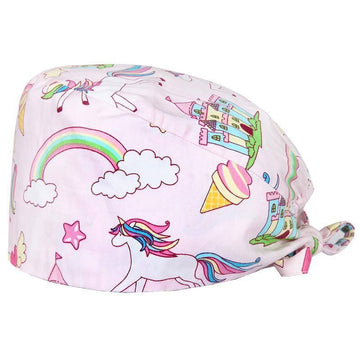 Bonnet Protection Cheveux Motif Licorne