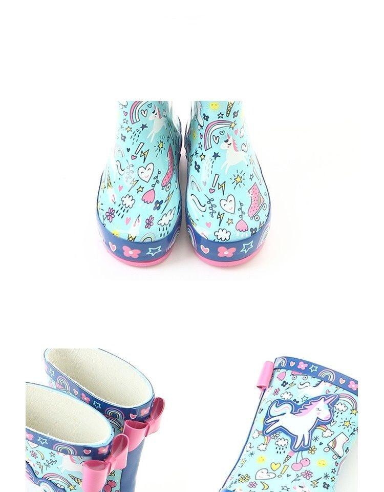 Bottes de pluie licorne avec noeud - Licorne