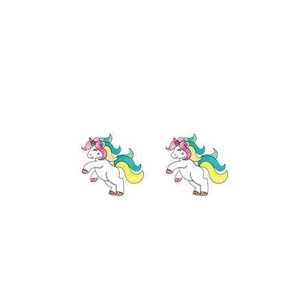 Boucles d'Oreilles Licorne<br> Heureuse - Une Licorne