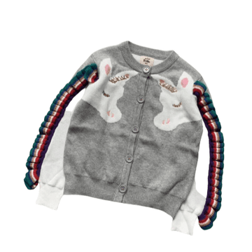 Cardigan Licorne Manches 3D