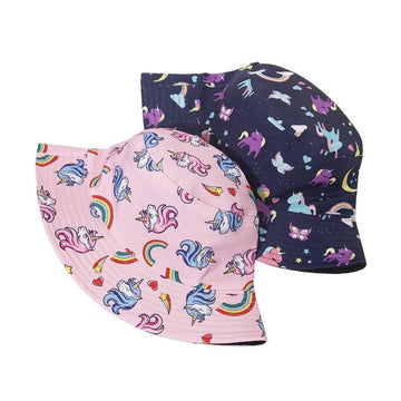 Chapeau d'Eté Licorne Réversible