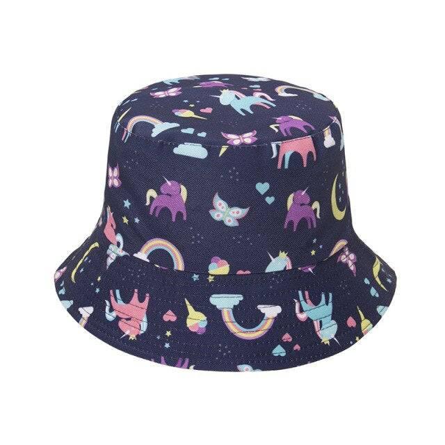 Chapeau d'Eté Licorne Réversible - Licorne