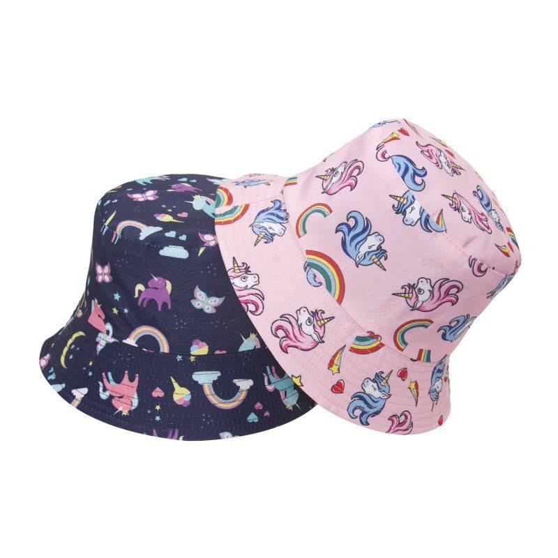 Chapeau d'Eté Licorne Réversible - Licorne