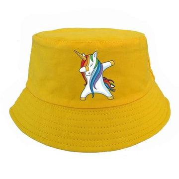 Chapeau d'Eté Motif Licorne Qui Dab