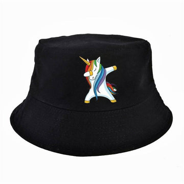 Chapeau d'Eté Motif Licorne Qui Dab