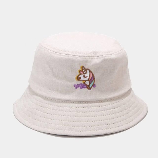 Chapeau Uni Avec Motif Tête de Licorne - Licorne