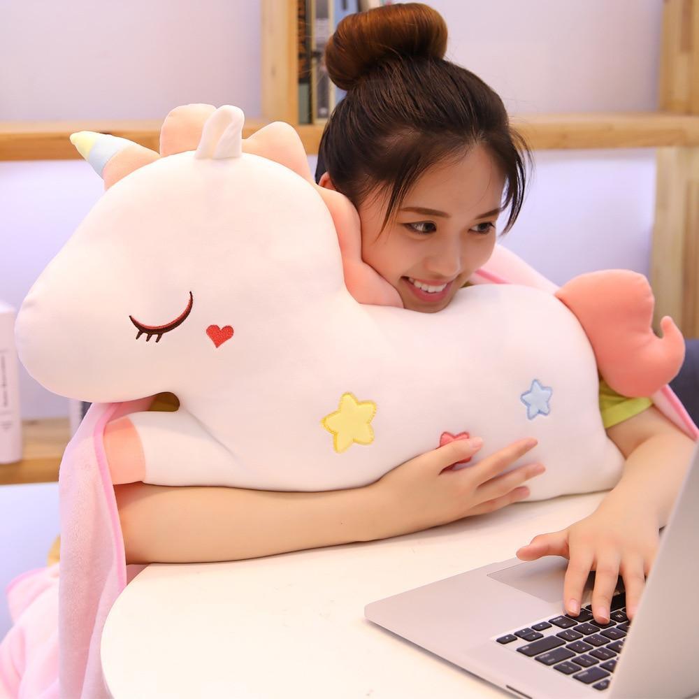 Coussin Licorne Couverture - Une Licorne