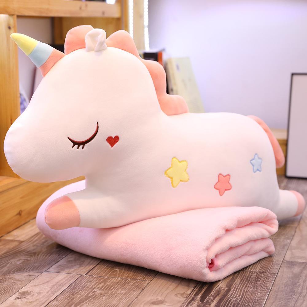Coussin Licorne Couverture - Une Licorne
