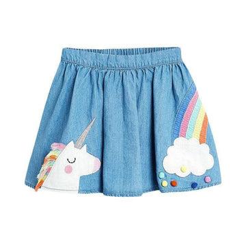 Jupe Licorne Arc-en-ciel Fille