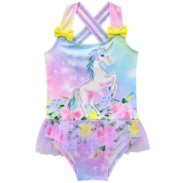 Maillot de bain licorne avec noeuds