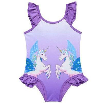 Maillot licorne à volants