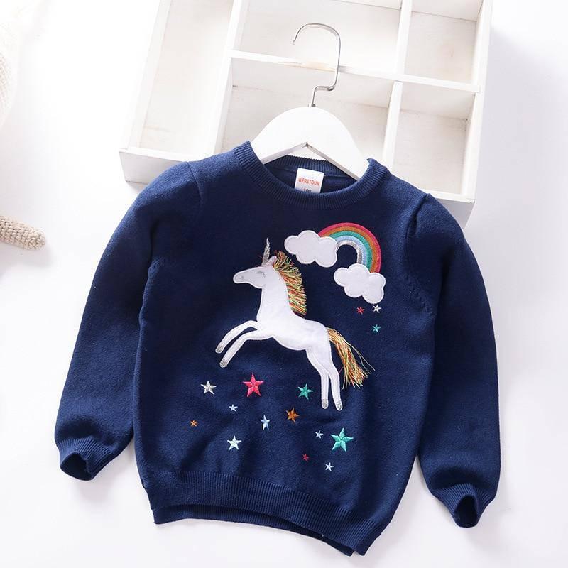 Pull avec Motif Licorne - Une Licorne