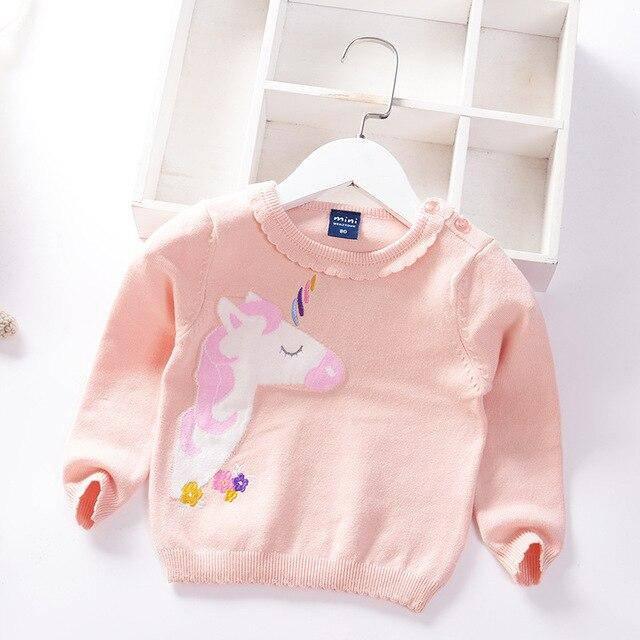 Pull Licorne Col Ondulé - Une Licorne