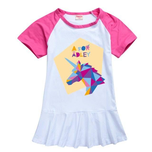 Robe Licorne A for ADLEY Fille Avec Ou Sans Casquette - Licorne