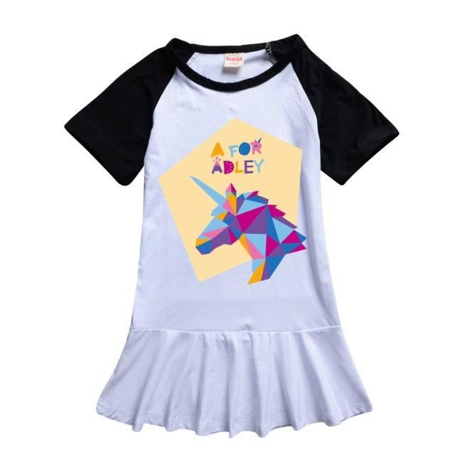 Robe Licorne A for ADLEY Fille Avec Ou Sans Casquette - Licorne