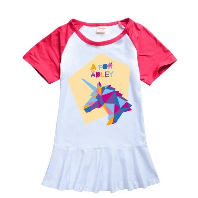 Robe Licorne A for ADLEY Fille Avec Ou Sans Casquette - Licorne