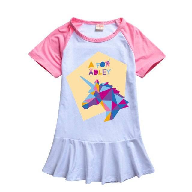 Robe Licorne A for ADLEY Fille Avec Ou Sans Casquette - Licorne