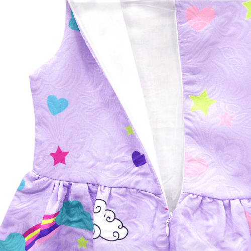 Robe Licorne A Noeud Fille - Licorne