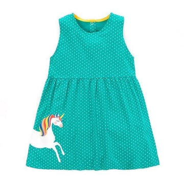 Robe Licorne à Pois