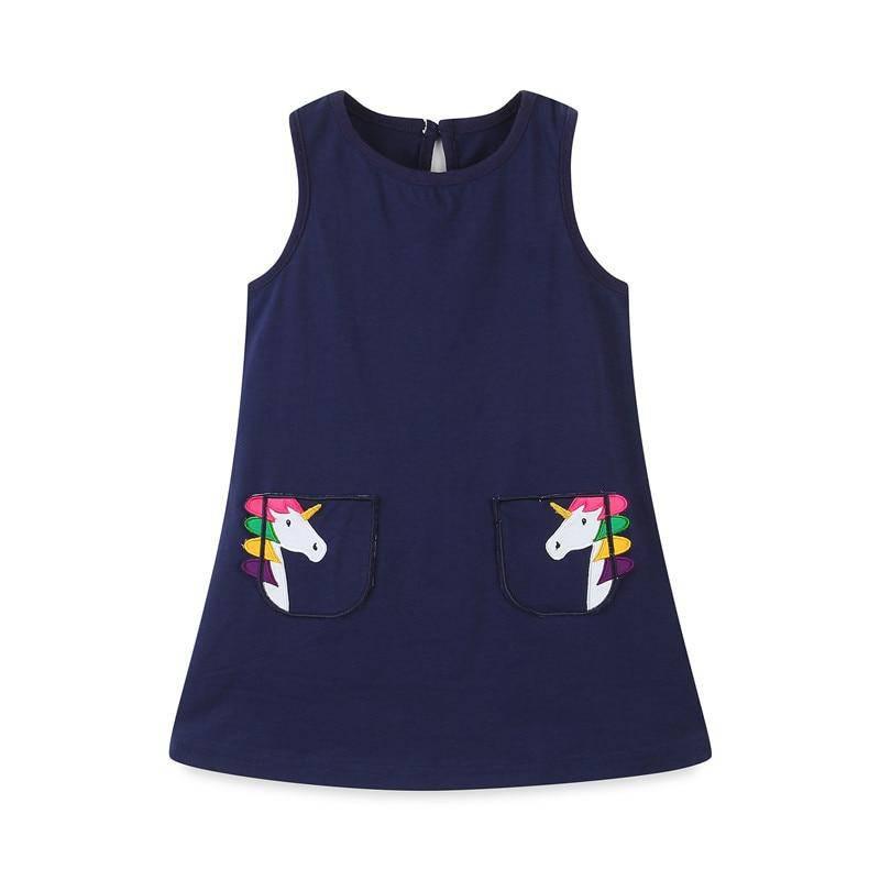 Robe Licorne Bleu Nuit - Une Licorne