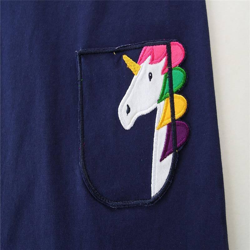 Robe Licorne Bleu Nuit - Une Licorne