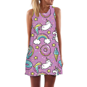 Robe Licorne Kawaii Femme