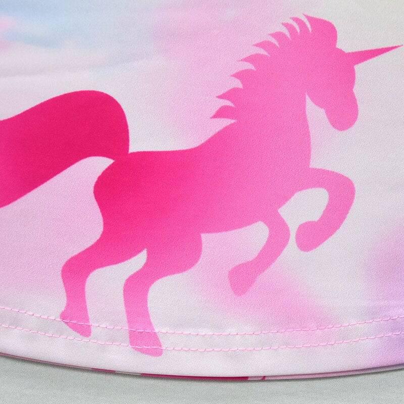 Robe Licorne Rose Dégradée Fille - Licorne