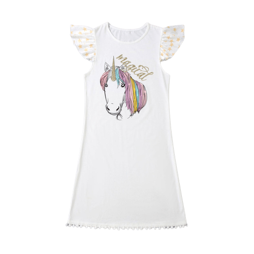 Robes Licorne A Franges Mère Fille Bébé - Licorne