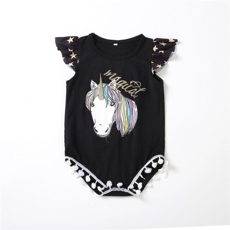 Robes Licorne A Franges Mère Fille Bébé - Licorne