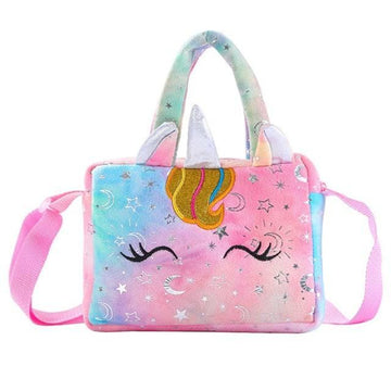 Sac à main licorne peluche