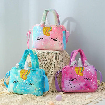 Sac à main licorne peluche