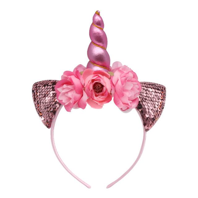 Serre-tête sequins licorne - Licorne