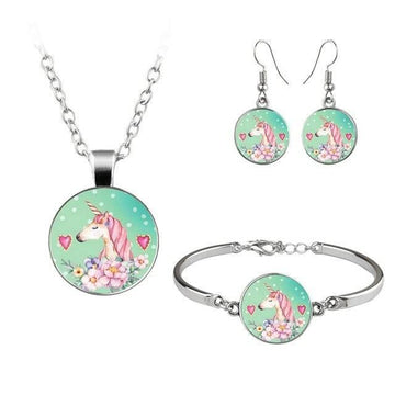 Set Bijoux Licorne Pour Femme
