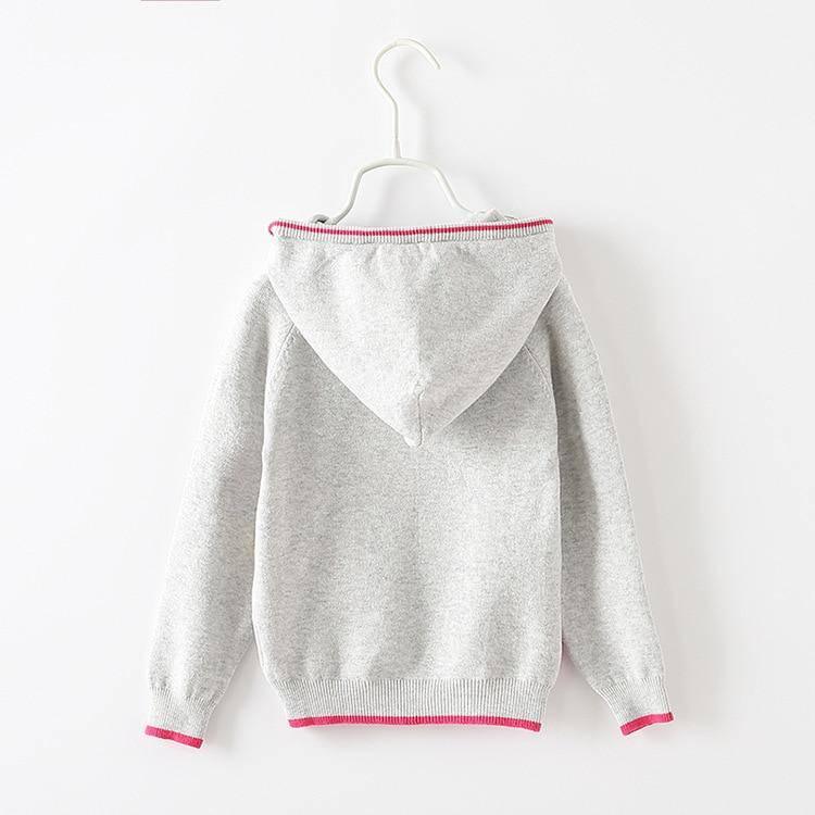 Sweat Capuche Licorne Fille - Une Licorne