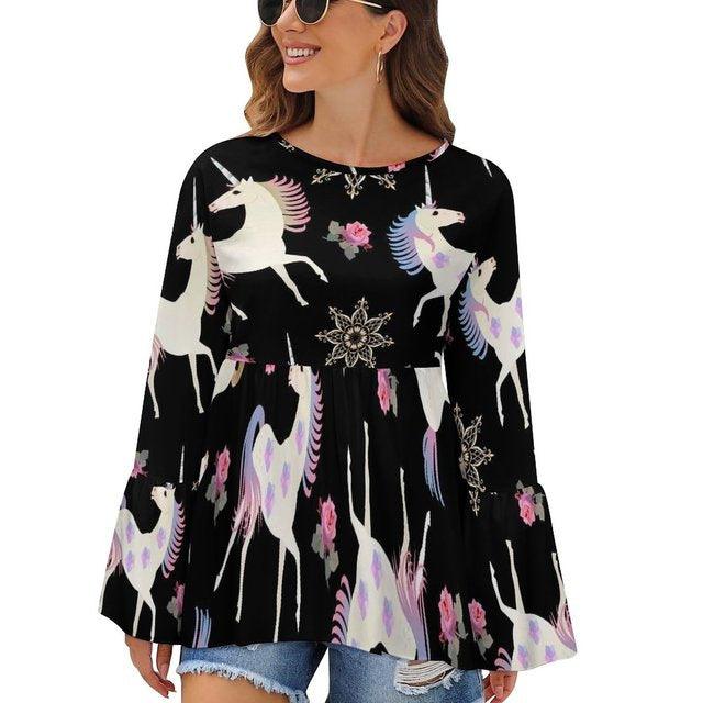 Tunique Grande Taille Licorne Femme - Licorne
