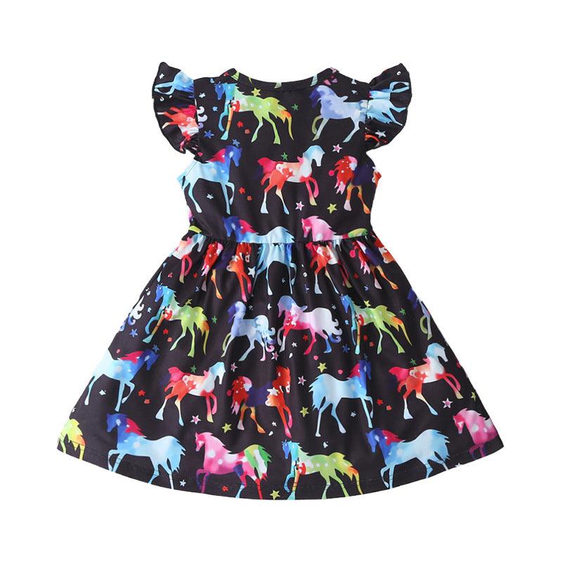Tunique licorne volantée fille